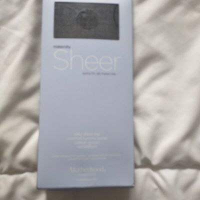Motherhood Maternity Size C Sheer Black Tights
